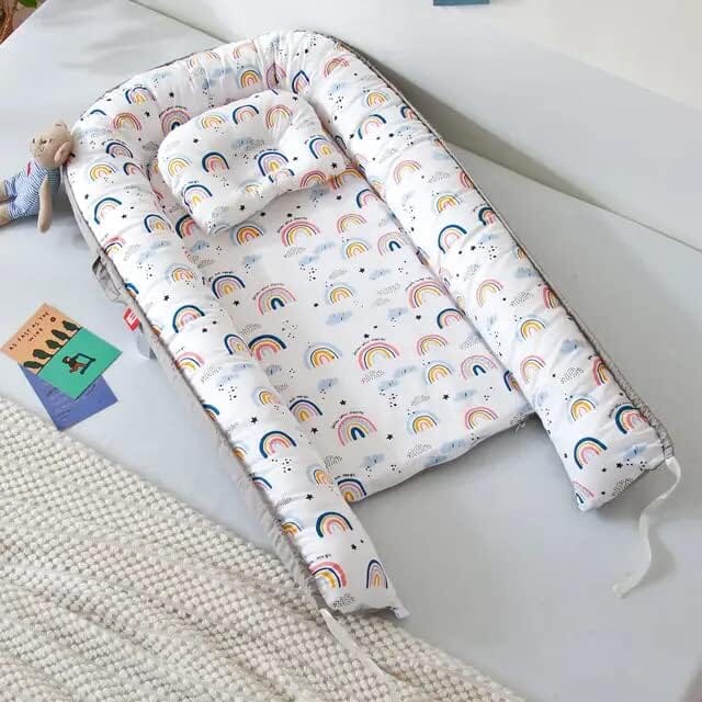 Berceau Bébé - NidPortableBébé™ - Arc En Ciel - Petit cœur doux
