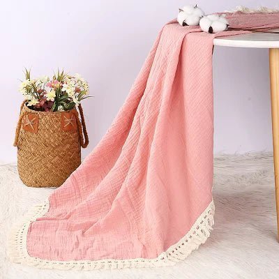 COUVERTURE BEBE - BabyBlanket™ - Rose - Petit cœur doux