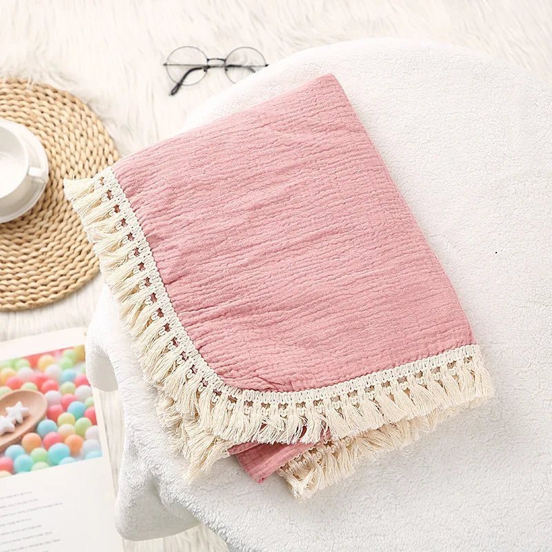 COUVERTURE BEBE - BabyBlanket™ - Rose - Petit cœur doux