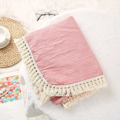COUVERTURE BEBE - BabyBlanket™ - Rose - Petit cœur doux