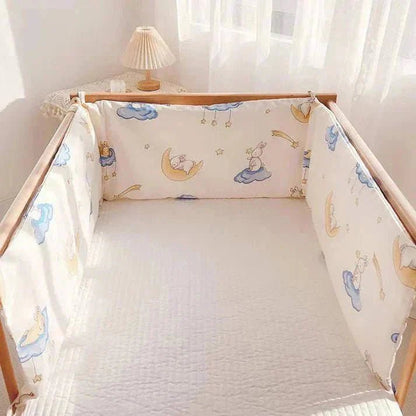 LINGE DE LIT BEBE - DouxSommeil™ - Bonne Nuit Lapin - Petit cœur doux