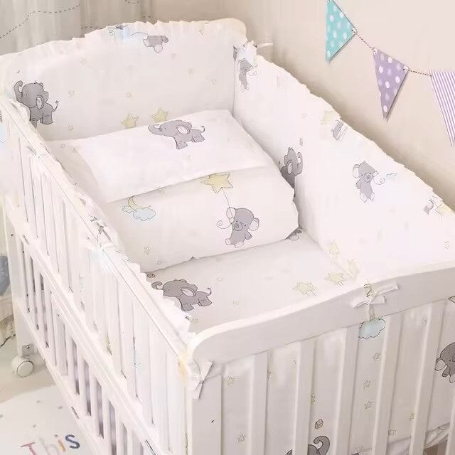 LINGE DE LIT BEBE - DouxSommeil™ - Éléphants - Dodo magique