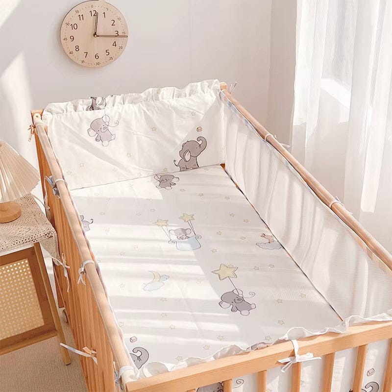 LINGE DE LIT BEBE - DouxSommeil™ - Éléphants - Dodo magique