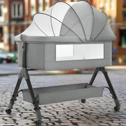 Lit Cododo - BabyBedMobile™ - Gris - Petit cœur doux