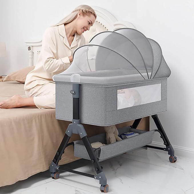 Lit Cododo - BabyBedMobile™ - Gris - Petit cœur doux