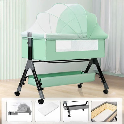 Lit Cododo - BabyBedMobile™ - Vert - Petit cœur doux