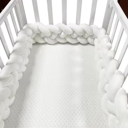 TOUR DE LIT BEBE - CozyKnot™ - Blanc - Dodo magique