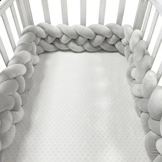 TOUR DE LIT BEBE - CozyKnot™ - Gris - Dodo magique