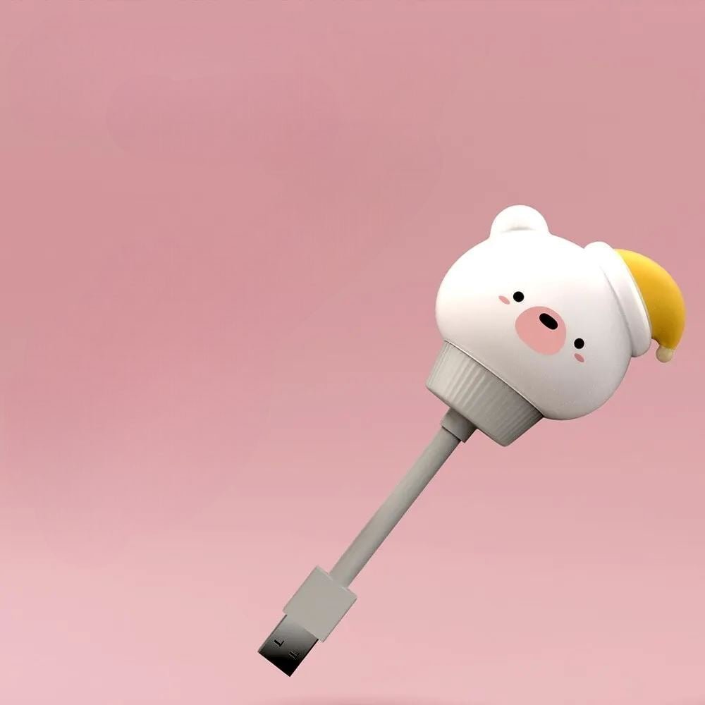 Veilleuse Bébé - SweetDream™ - Ours - Petit cœur doux