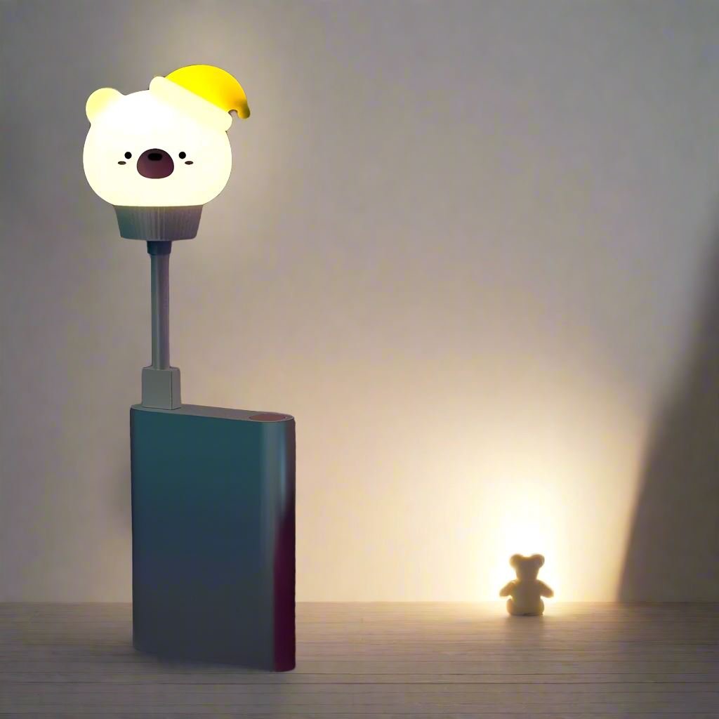 Veilleuse Bébé - SweetDream™ - Ours - Petit cœur doux