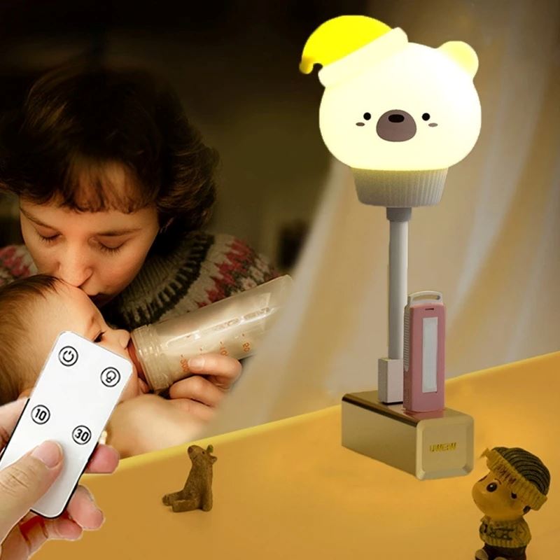 Veilleuse Bébé - SweetDream™ - Ours - Petit cœur doux