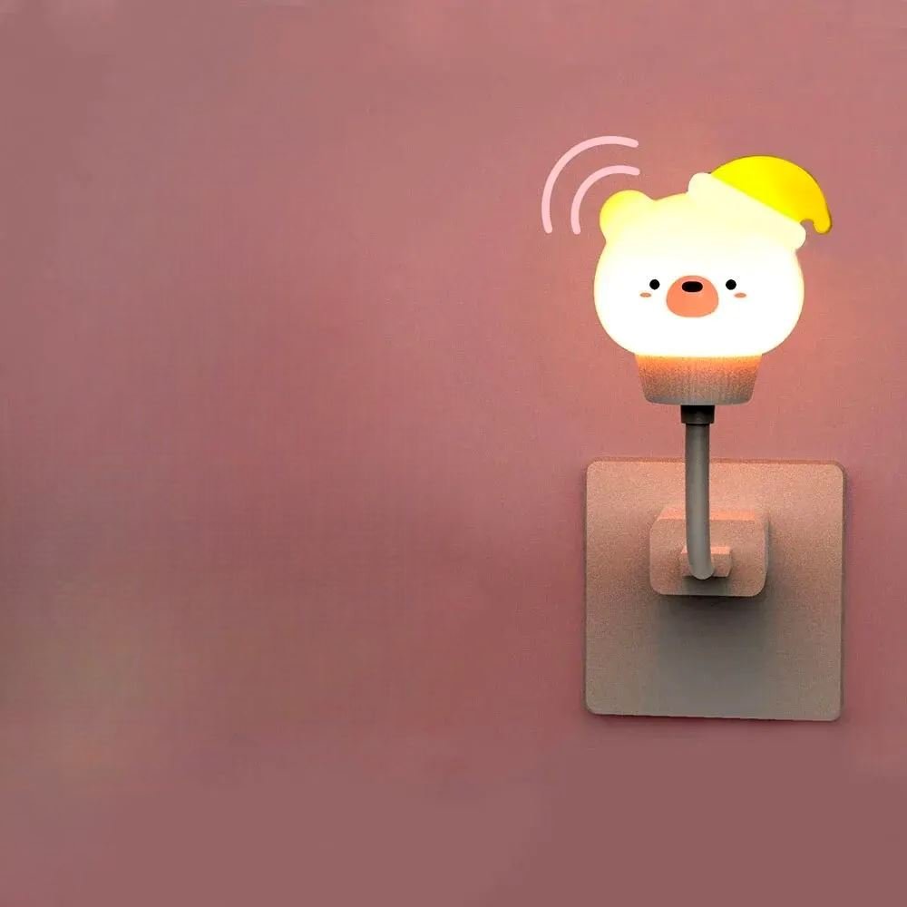 Veilleuse Bébé - SweetDream™ - Ours - Petit cœur doux